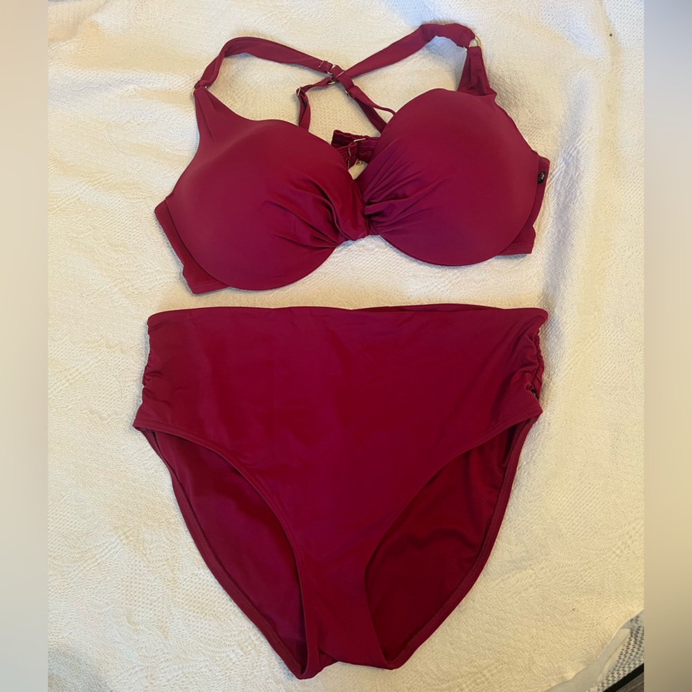 La Vie En Rose Bikini Set - XLDD top and XL bottoms
